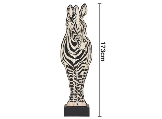 Zvířatko Zebra - bílá/černá, Moderní, dřevo/dřevěný materiál (50/15/173cm) - premium living Zvířatko Zebra - bílá/černá, Moderní, dřevo/dřevěný materiál (50/15/173cm) - premium living