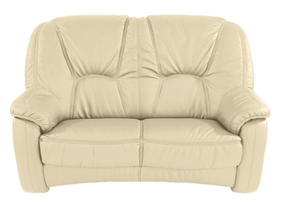 Zweisitzer Attila - Beige/Schwarz, KONVENTIONELL, Textil (152/101/99cm) Zweisitzer Attila - Beige/Schwarz, KONVENTIONELL, Textil (152/101/99cm)