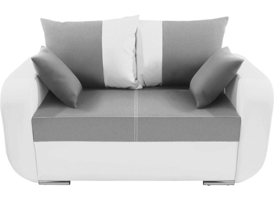 Zweisitzer Faro - Chromfarben/Hellgrau, KONVENTIONELL, Holz/Textil (150/90/92cm) Zweisitzer Faro - Chromfarben/Hellgrau, KONVENTIONELL, Holz/Textil (150/90/92cm)