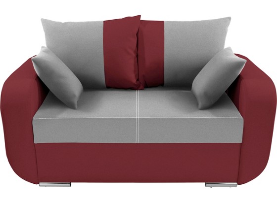 Zweisitzer Faro - Chromfarben/Weinrot, KONVENTIONELL, Holz/Textil (150/90/92cm) Zweisitzer Faro - Chromfarben/Weinrot, KONVENTIONELL, Holz/Textil (150/90/92cm)