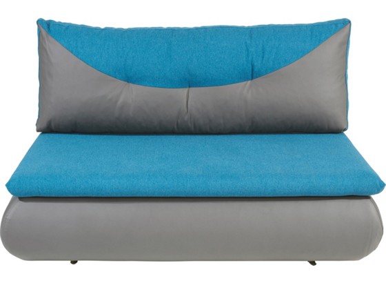 Zweisitzer-sofa Timo 140 - petrolejová/tmavosivá, Moderný, umelá hmota/textil (144/85/80cm) Zweisitzer-sofa Timo 140 - petrolejová/tmavosivá, Moderný, umelá hmota/textil (144/85/80cm)