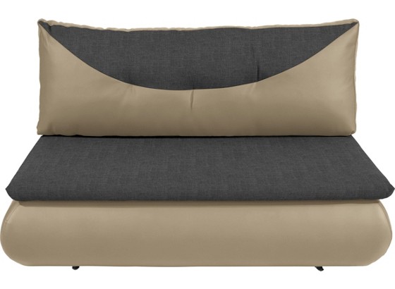 Zweisitzer-sofa Timo 140 - Schlammfarben/Dunkelgrau, MODERN, Kunststoff/Textil (144/85/80cm) Zweisitzer-sofa Timo 140 - Schlammfarben/Dunkelgrau, MODERN, Kunststoff/Textil (144/85/80cm)