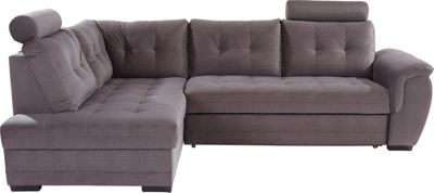 Sjedeća Garnitura Sjedeća Garnitura - tamno siva, Moderno, drvo/metal (183/251cm) - OMBRA