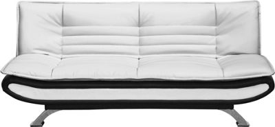 Trosjed Na Razvlačenje Prag - bijela/crna, drvo/metal (190/89/102cm)